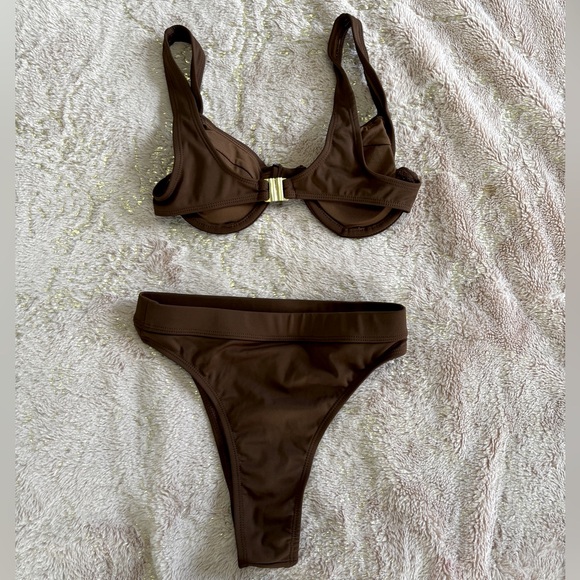 THE OLA THE LABEL brown underwire bikini - Picture 4 of 5